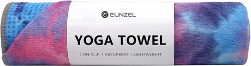 Vista 11 de Eunzel Toalla de yoga, toalla para esterilla de yoga caliente con puntos de agarre, absorbente de sudor, antideslizante, para yoga caliente, pilates