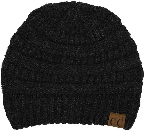 Vista 483 de C.C Trendy Warm Chunky Soft Stretch Cable Knit Beanie
