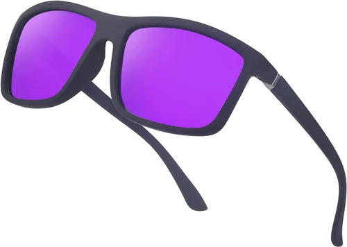 Vista 10 de Gafas de sol polarizadas deportivas para hombre, gafas de marco cuadrado NP1007