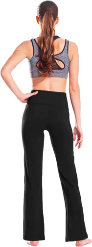 Vista 47 de Safort Pantalones de yoga con entrepierna de 28" 30" 32" 34"más amplios en la parte inferior para botas altas, 4 bolsillos, UPF50+