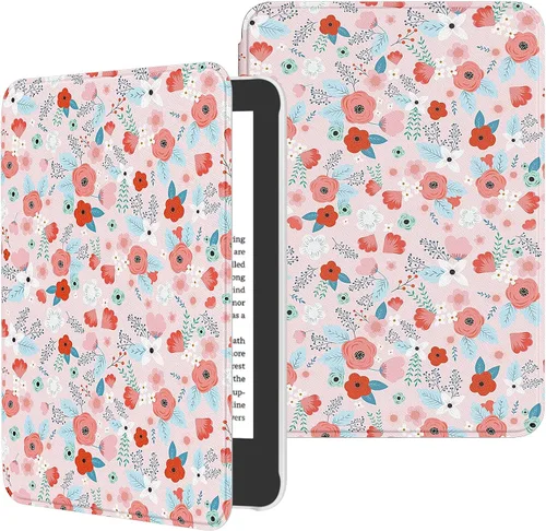 Vista 42 de MoKo Funda para Amazon Kindle Basic de 11ª generación 2024/2022 de 6", color negro mezclilla Cubierta ligera para Kindle Basic de 11ª