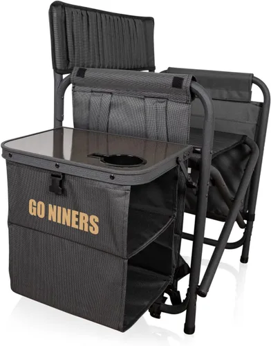 Vista 5 de PICNIC TIME NFL NFL Fusion - Silla de campamento unisex para adultos, con mesa auxiliar y enfriador suave, silla de playa para adultos, silla
