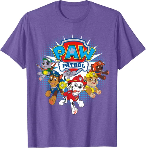 Vista 9 de Camisetas de Nickelodeon de Paw Patrol Team para hombres y mujeres
