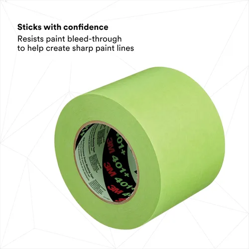 Vista 5 de 3M – Cinta de enmascarar 401+, color verde, varios tamaños, Verde, 8