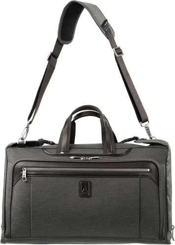 Vista 2 de Travelpro Platinum Elite - Bolsa de mano de tres pliegues, para hombres y mujeres, Gris Vintage, Platinum Elite - Bolso de mano de tres pliegues