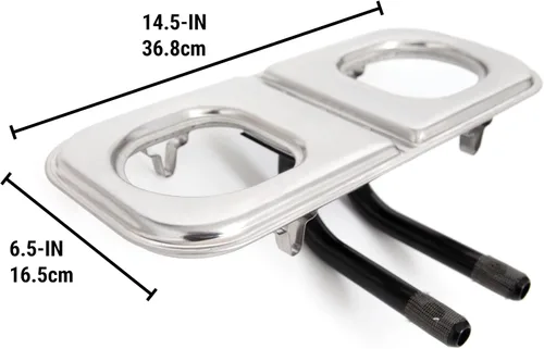 Vista 3 de Broil King Quemador Infinity de acero inoxidable 18432 T401, plateado
