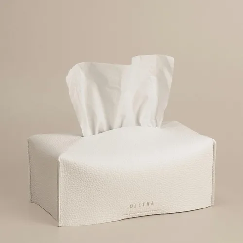 Vista 21 de OLETHA Funda para Caja de Pañuelos Rectangular Estética, Portador de Pañuelos de Caja Plana Mediana Rectangular, Negro