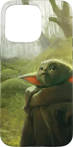 Vista 31 de iPhone 16 Star Wars The Mandalorian The Child Grogu in the Forest Art Case