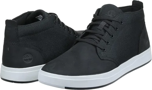 Vista 7 de Timberland Davis - Chukka de piel y tela cuadrada para hombre