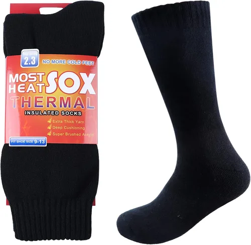 Vista 3 de Thermal Socks for Men - Winter Warm Socks Mens Womens for Cold Weather, Extreme Temperatures