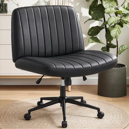 Vista 24 de OLIXIS Silla cruzada con ruedas, silla de tocador, escritorio de oficina en multicolor/fantasía (Inky)