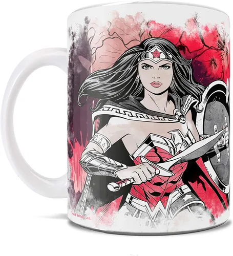 Vista 10 de Trend Setters Wonder Woman – Mamá – Con licencia oficial – Taza de cerámica blanca de 11 oz – Perfecto para regalar o coleccionar WMUG800
