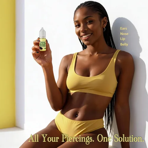Vista 6 de BodyJ4You Eliminación de Protuberancias de Queloides de Piercing - Tratamiento Natural con Aceite para Protuberancias de Piercing - Limpiador