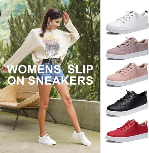 Vista 35 de Vepose Zapatillas de tenis casuales cómodas con cordones 8003 para mujer