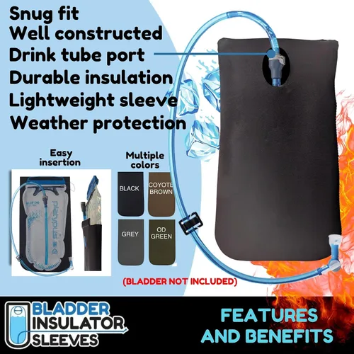 Vista 2 de Las fundas aislantes de vejiga son compatibles con los depósitos Platypus Big Zip EVO. Aísla tu vejiga de agua en esos días fríos o calurosos.