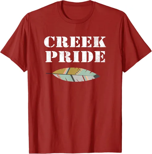 Vista 61 de Creek Native American Pride - Camiseta, Negro, S