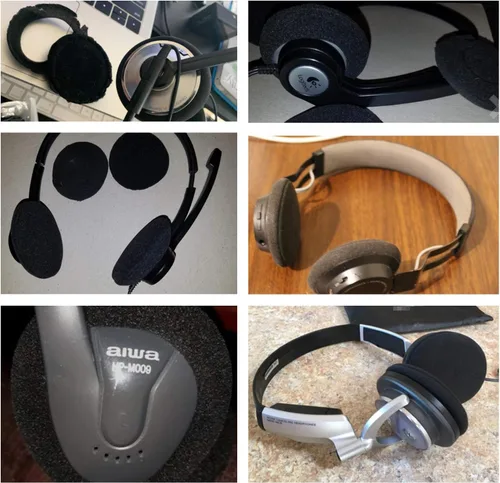 Vista 5 de Honbay Almohadillas de esponja de repuesto para auriculares (2.0 in/2 pulgadas)