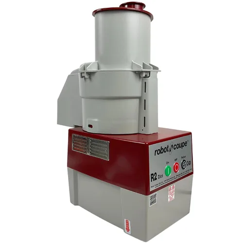 Vista 3 de Robot Coupe R2CLRDICE, Procesador de alimentos combinado con cuenco de policarbonato transparente de 3 cuartos de galón, 4 discos inoxidables