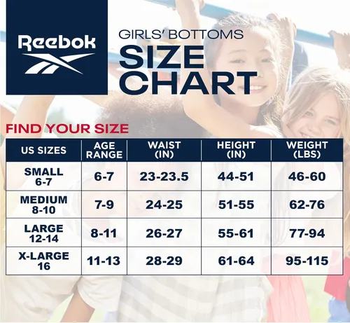 Vista 6 de Reebok Ropa interior para niña, paquete de 3 calzones suaves y elásticos sin costuras para niñas, pantalones cortos con volante para niñas (6-16)