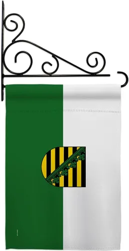 Vista 6 de Bandera de jardín de Sajonia Regional, Alemania, Estados de Europa Central, Territorio de Europa Central, Historia, País, Área particular, Pequeña