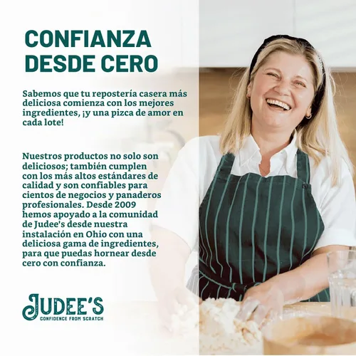 Vista 10 de Judee's Gluten Free Mezcla completa de merengue en polvo, mezcla de glaseado real y suministros de decoración de galletas, polvo de merengue