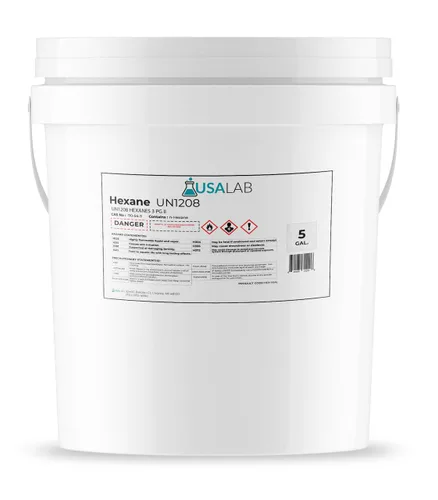Vista 3 de USA Lab Hexano 99,5% de grado de laboratorio de alta pureza - USAlab