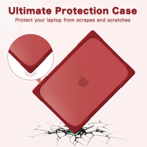 Vista 3 de MOSISO Funda compatible con MacBook Air de 13 pulgadas 2025 2024 2023 2022 M4 A3240 M3 A3113 M2 A2681, funda rígida resistente con soporte plegable
