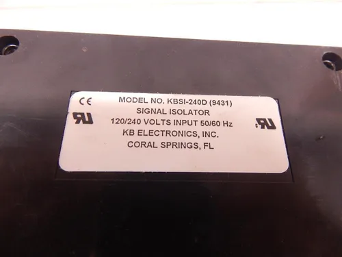 Vista 3 de KBSI-240D (9431) Aislador de señal de pie solo