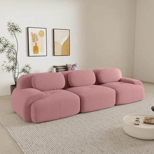 Vista 49 de Sofás seccional modular de 80" sin huesos modernos para sala de estar, juego de sofás comprimidos de 2 plazas con asiento profundo, sin necesidad