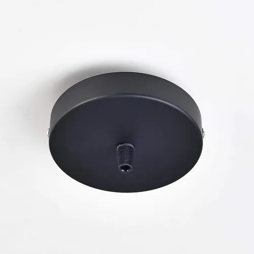 Vista 2 de BRIGHTTIA Toldo de techo negro de 1 puerto con agarre de cable de nailon, kit de conversión de accesorio colgante enchufable a cable rígido - Placa