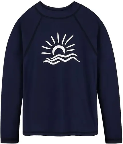 Vista 16 de TFJH E Traje de baño de manga larga para niñas y niños con protección UPF 50+ Un 2shark Royalblue Long