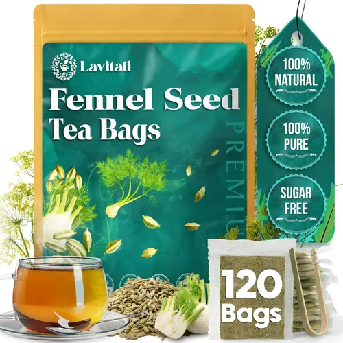 Vista 12 de Lavitali, Bolsas de té de raíz de bardana 60 bolsas, té de hierbas 100% puro Sin cafeína, bolsa de filtro ecológica rica en antioxidantes