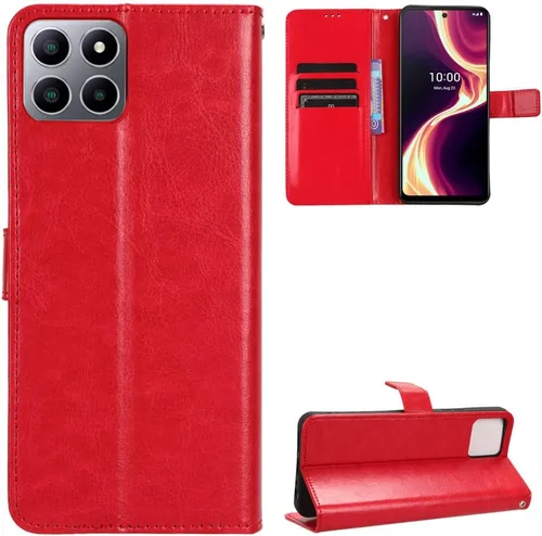 Vista 17 de Funda para Boost Mobile Celero 5G + Funda de piel con tapa para Boost Mobile Celero 5G Plus, color negro