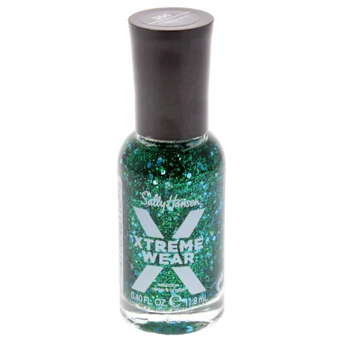 Vista 197 de Sally Hansen Xtreme Wear Esmalte de uñas sin rayas, acabado brillante, duradero, resistente a las astillas, transparente, color de uñas plateado 130