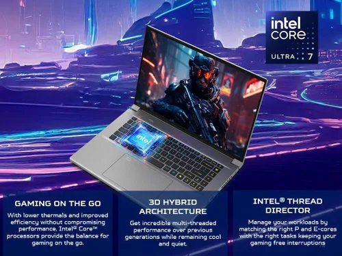 Vista 3 de Acer Predator Triton Neo 16 Gaming Creator Laptop 16 pulgadas WQXGA 240Hz Calman verificado Alimentado por IA Procesador Intel Core Ultra 7