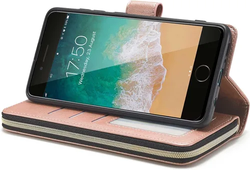 Vista 4 de Funda tipo cartera de cuero con 9 tarjetas para Samsung Galaxy S20 Series