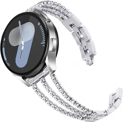 Vista 9 de DEALELE Correas compatibles con Samsung Galaxy Watch 6/6 Classic / 5/5 Pro / 4/4 Classic / 3 1.614 in / Active 2, correa de repuesto de metal de 1#