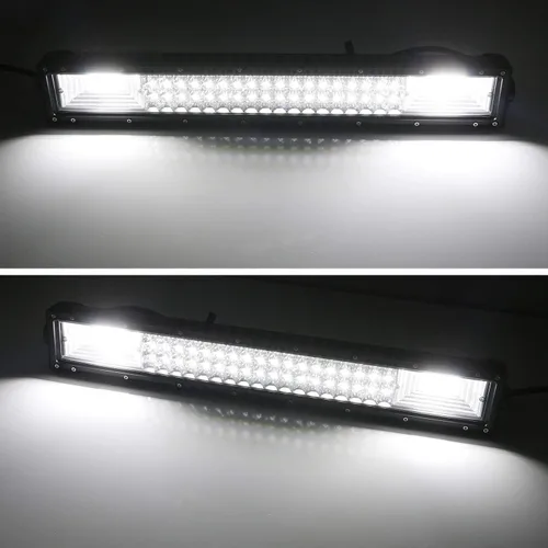 Vista 9 de iJDMTOY Barra de luz LED de 21 pulgadas para montaje en rejilla inferior compatible con Ford F250 F350 F450 1999-07, incluye (1) barra de luz LED