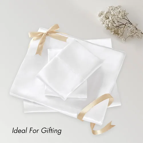 Vista 223 de Madison Park Essentials - Juego de sábanas de satén de lujo y sedoso con brillo natural, bolsillo elástico de 14 pulgadas para colchones de hasta 16