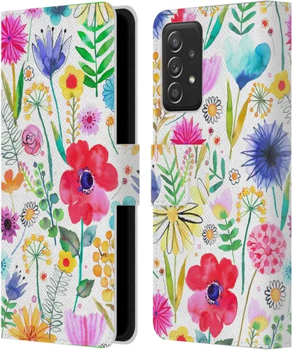 Vista 248 de Head Case Designs Officially Licensed Ninola Butterfly Nature Spring Floral Leather Wallet Case Compatible with Samsung Galaxy A07 4G
