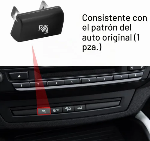 Vista 4 de Jaronx Compatible con la cubierta del botón del sensor de radar de estacionamiento BMW, reemplazo del botón del interruptor del sensor de radar