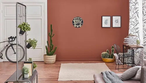 Vista 5 de Cuidado con los Traseros Revoloteantes Carteles de Pared Metálicos Rústicos Graciosos de 8x8