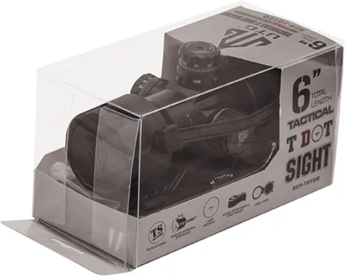 Vista 10 de UTG Mira de 6 pulgadas ITA rojo/verde CQB con punto T con soporte QD compensado