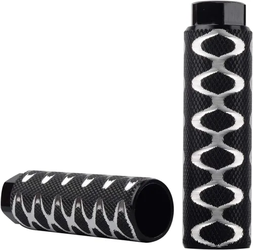 Vista 5 de Clavijas para bicicleta de aleación de aluminio antideslizantes, 2 unidades, para ejes de 3/8 pulgadas