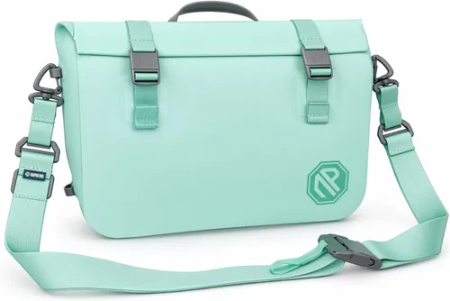 Vista 10 de niphean Riñonera impermeable IPX7, bolsa seca magnética con cierre de una Negro