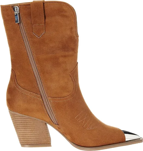 Vista 6 de The Drop Botas vaqueras de tacón Sandra para mujer