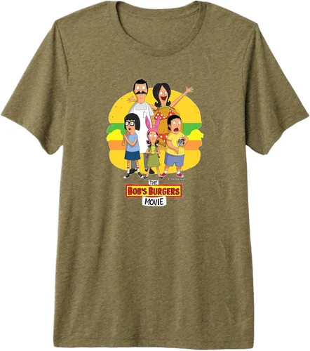 Vista 4 de The Bob's Burgers Movie Logo - Camiseta premium, Negro, S