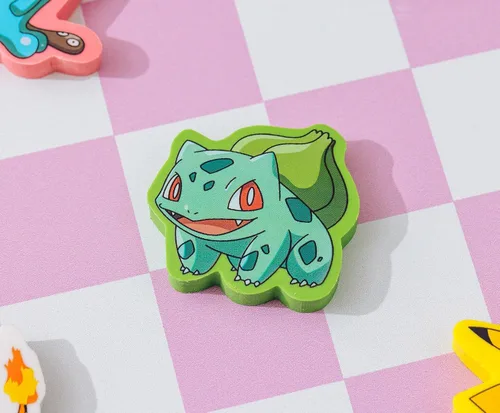 Vista 7 de Creative Kids Paquete de 7 borradores de Pokémon, Pikachu, Bulbasaur, Squirtle, Charmander, Eevee, Meowth, Wobbuffet