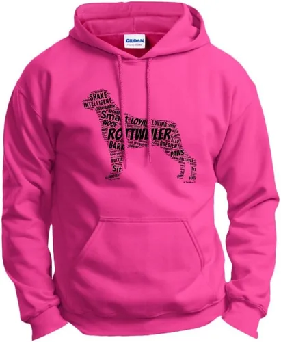 Vista 10 de ThisWear Rottweiler Word Art - Sudadera con capucha para perro y cachorro