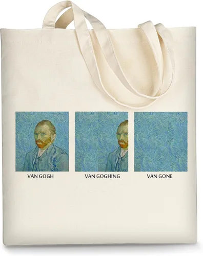 Vista 21 de AUSVKAI Bolsa Tote de Lona para Mujer, Estética Bonita Comestibles Comestibles Reutilizable de Algodón Bolsa de Regalo para Compras Playa Regalos